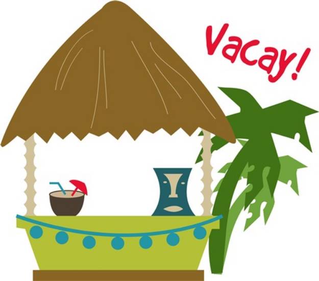 Picture of Vacay! SVG File