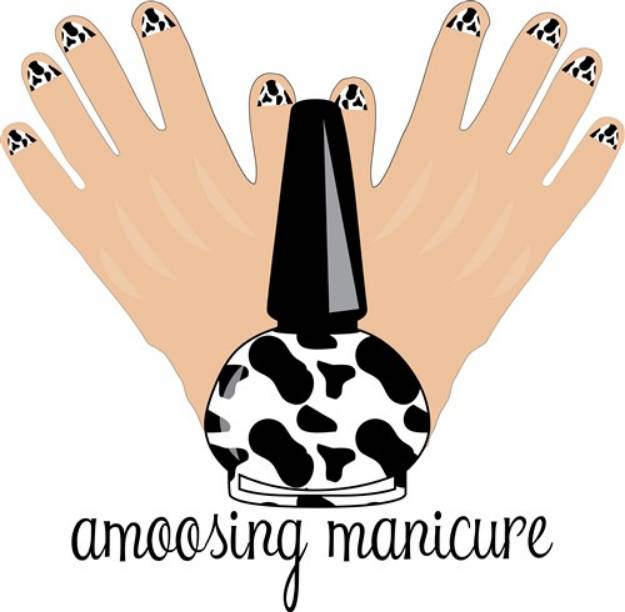 Picture of Amoosing Manicure SVG File