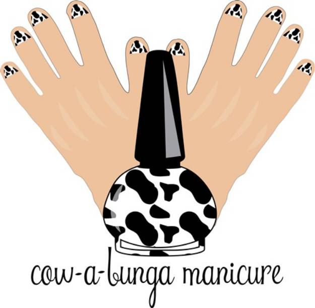 Picture of Cow-A-Bunga SVG File