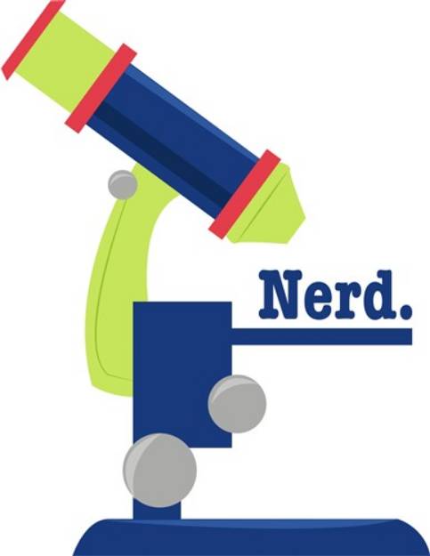 Picture of Science Nerd SVG File