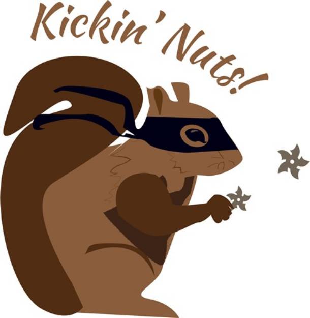 Picture of Kickin Nuts SVG File