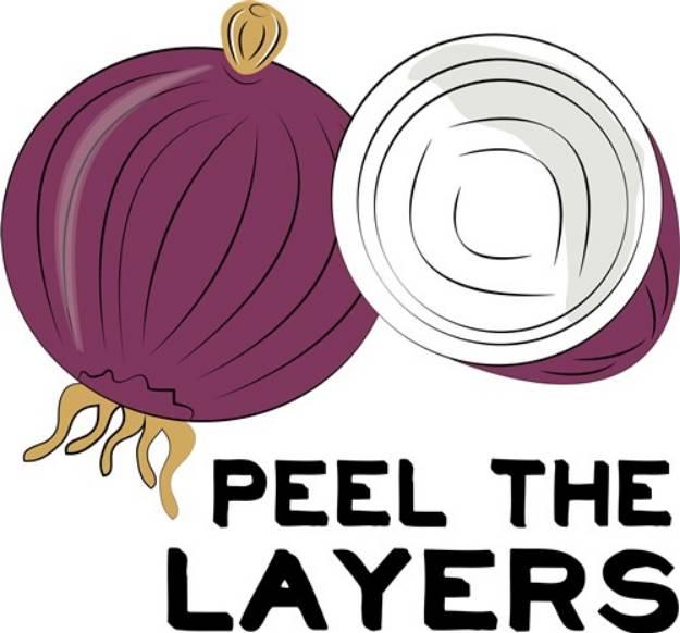 Picture of Onion Layers SVG File