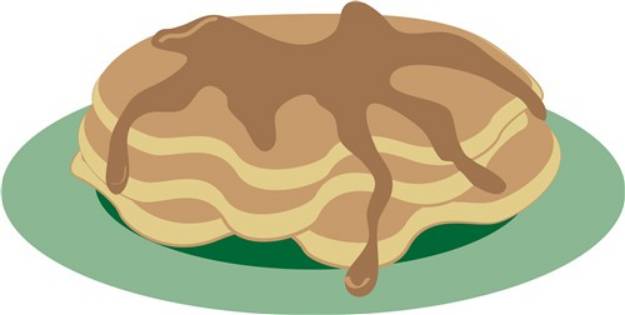 Picture of Pancakes & Syrup SVG File