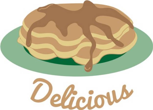 Picture of Delicious Pancakes SVG File