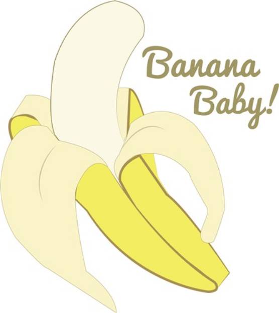 Picture of Banana Baby SVG File