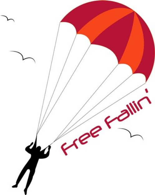 Picture of Free Fallin SVG File