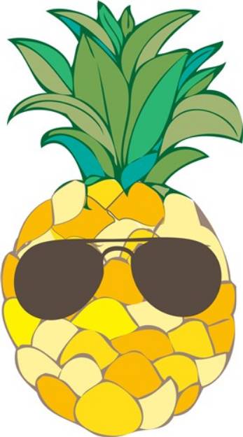 Picture of Sunny Pineapple SVG File
