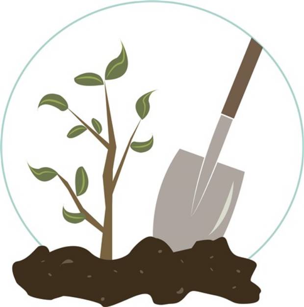Picture of Tree Planting SVG File