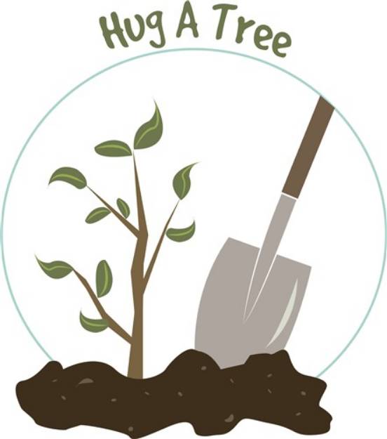 Picture of Hug A Tree SVG File