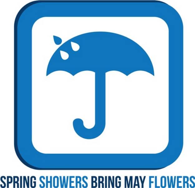 Picture of Spring Showers SVG File