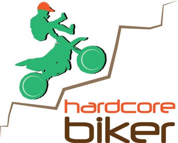 Picture of Hardcore Biker SVG File