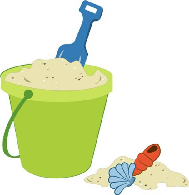 Picture of Sand Pail SVG File
