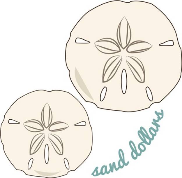 Picture of Sand Dollars SVG File