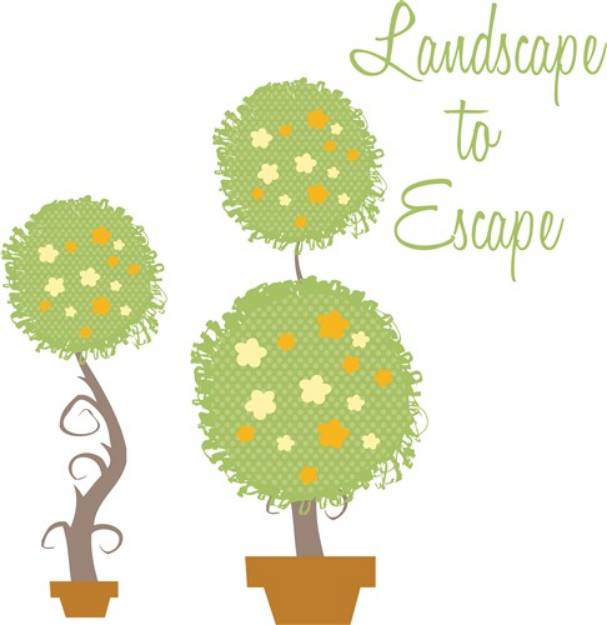 Picture of Landscape To Escape SVG File