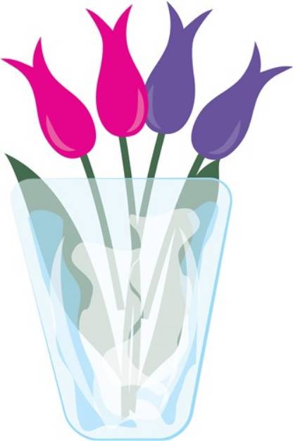 Picture of Tulips SVG File