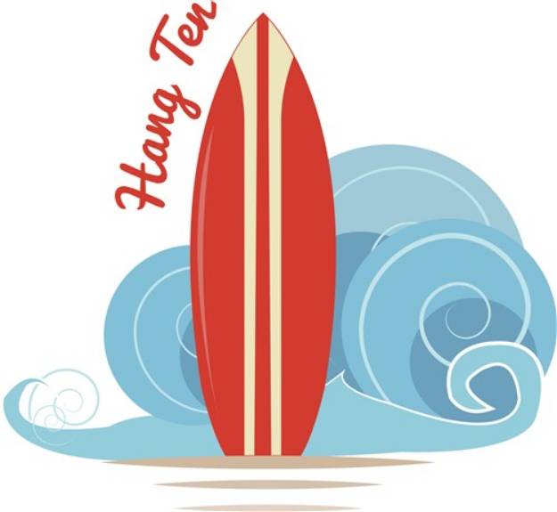 Picture of Hang Ten SVG File