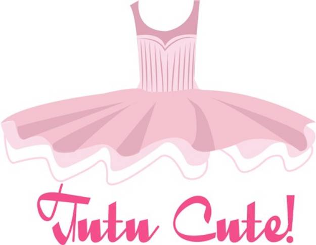 Picture of Tutu Cute SVG File