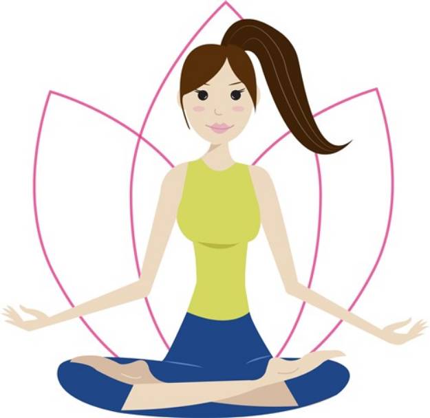 Picture of Lotus Position SVG File