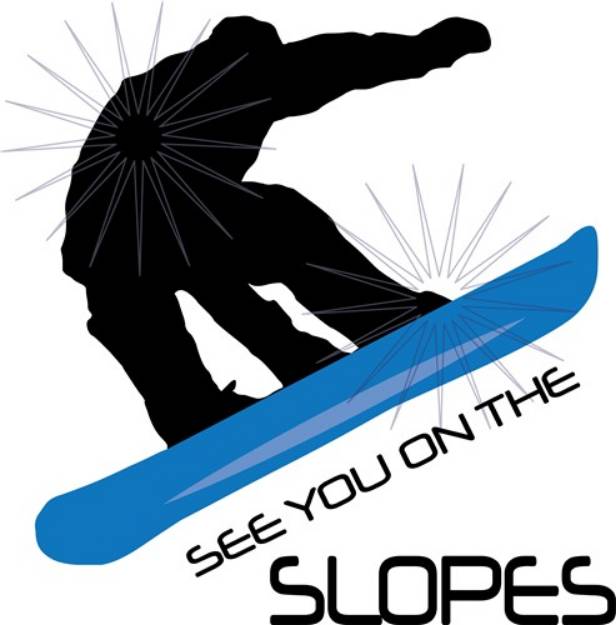 Picture of On The Slopes SVG File