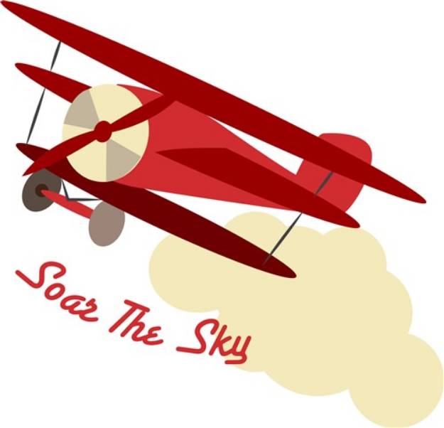 Picture of Soar The Sky SVG File