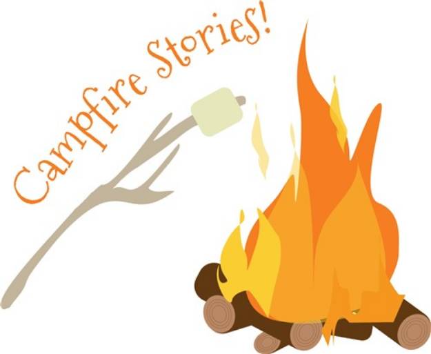 Picture of Campfire Stories SVG File