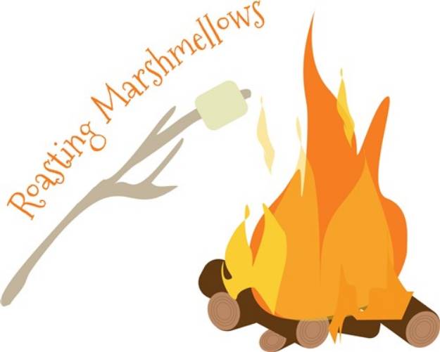 Picture of Roasting Marshmellows SVG File