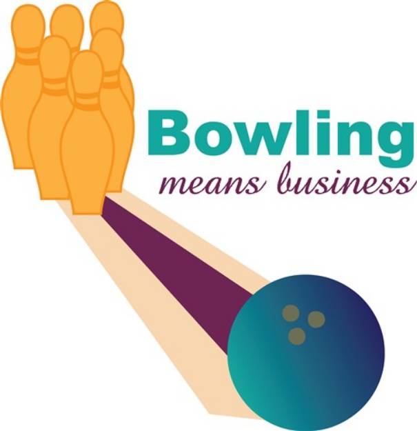 Picture of Bowling Business SVG File