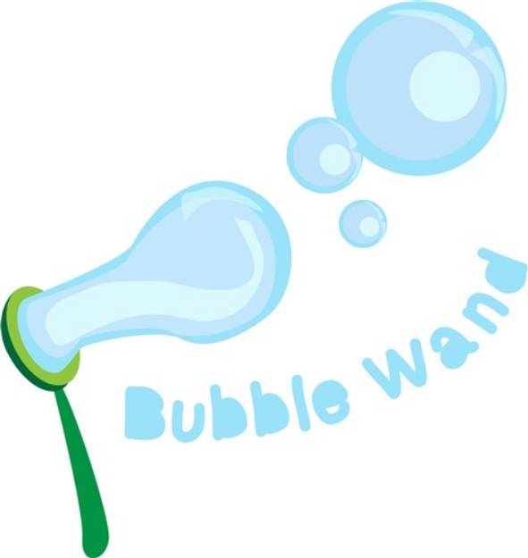 Picture of Bubble Wand SVG File