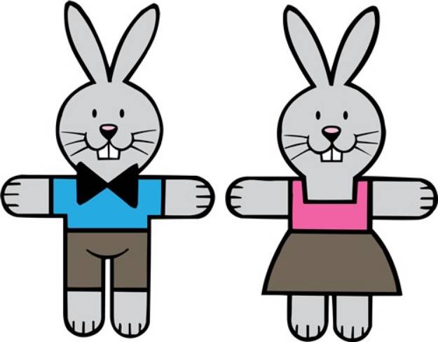 Picture of Bunnies SVG File