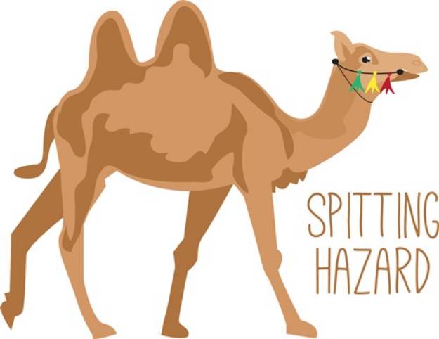 Picture of Spitting Hazard SVG File