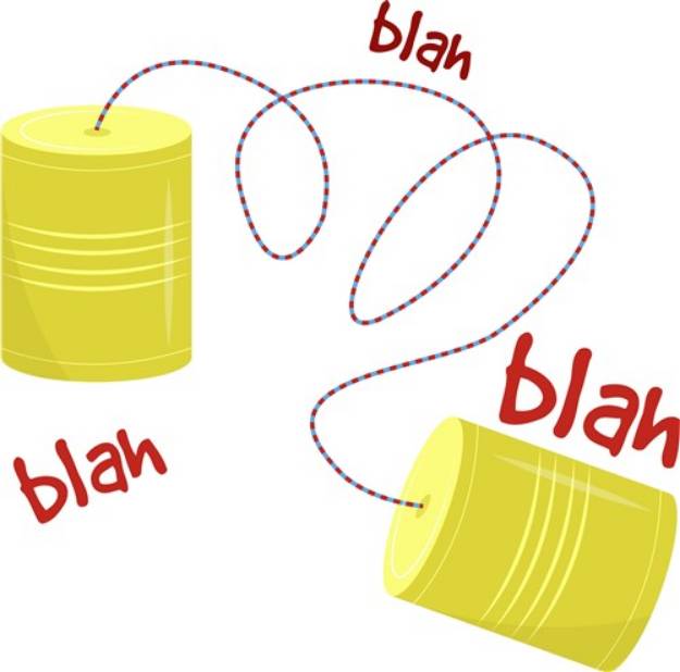 Picture of Blah, Blah, Blah SVG File