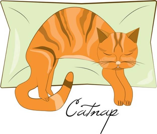 Picture of Catnap SVG File