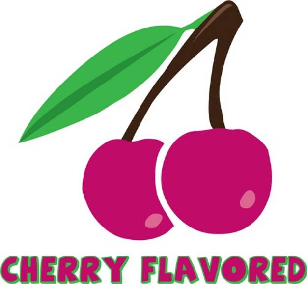 Picture of Cherry Flavored SVG File