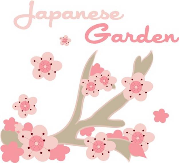 Picture of Japanese Garden SVG File