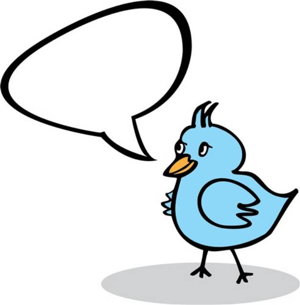 Picture of Talking Chick SVG File