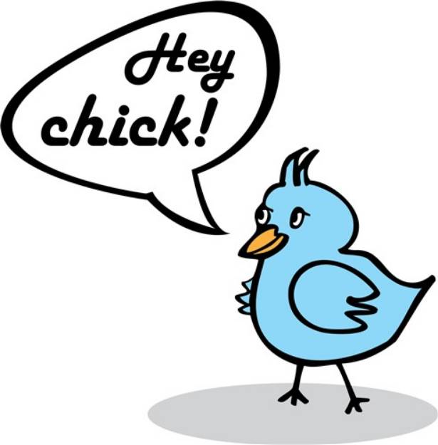 Picture of Hey Chick! SVG File
