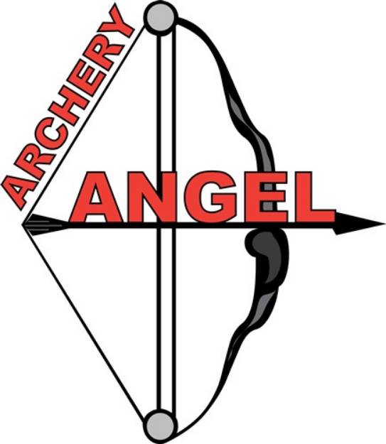 Picture of Archery Angel SVG File