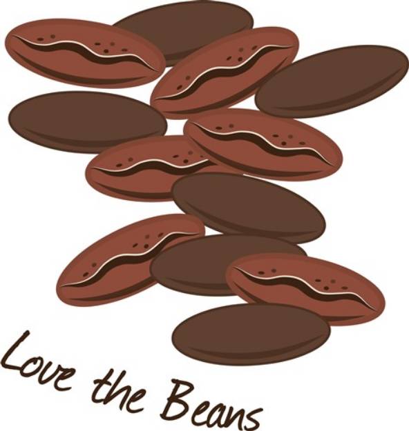 Picture of Love The Beans SVG File