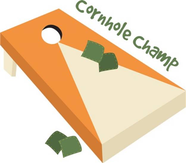 Picture of Cornhole Champ SVG File