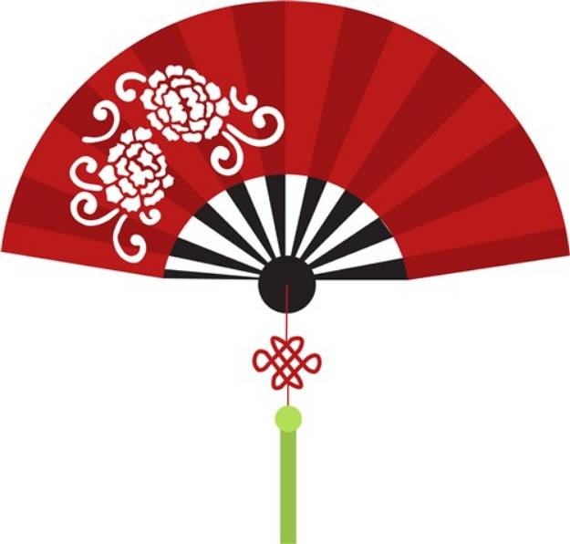 Picture of Asian Fan SVG File