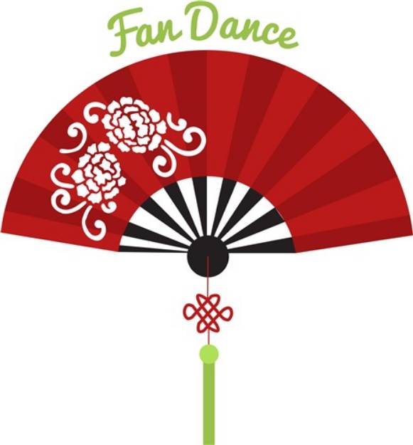 Picture of Fan Dance SVG File
