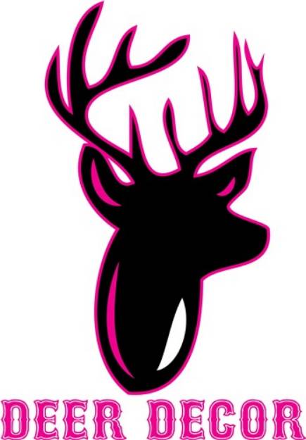 Picture of Deer Decor SVG File