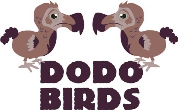 Picture of Dodo Birds SVG File