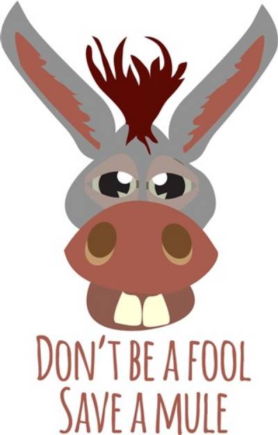 Picture of Save A Mule SVG File