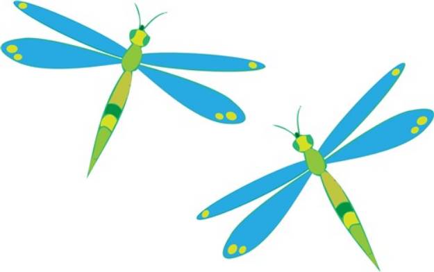 Picture of Dragonflies SVG File