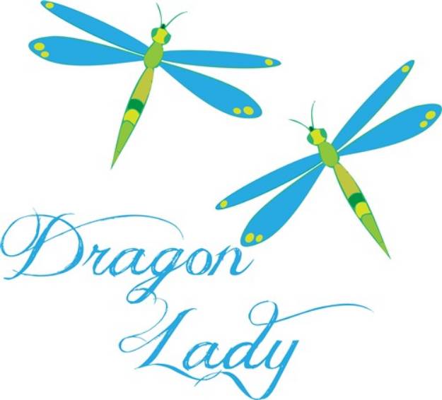 Picture of Dragon Lady SVG File