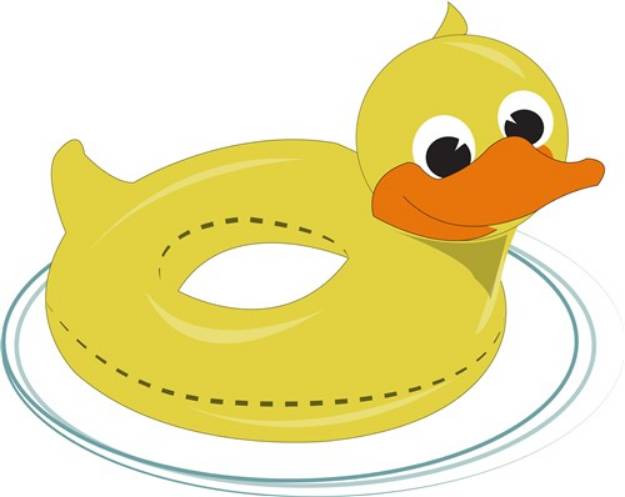 Picture of Duck Pool Toy SVG File