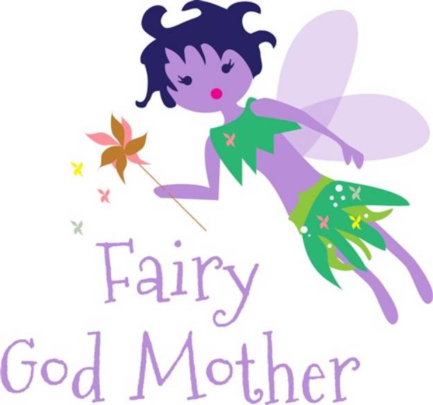 Picture of Fairy God Mother SVG File