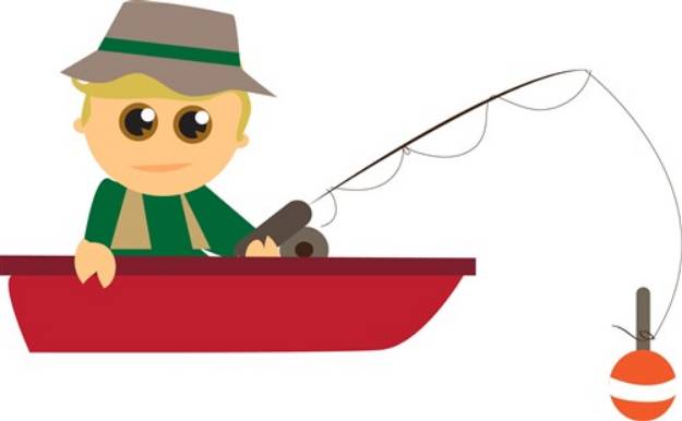 Picture of Little Fisherman SVG File