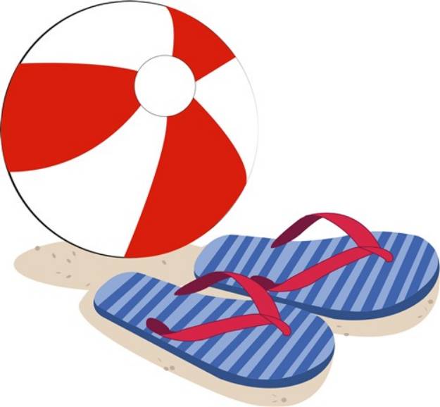 Picture of Beach Gear SVG File